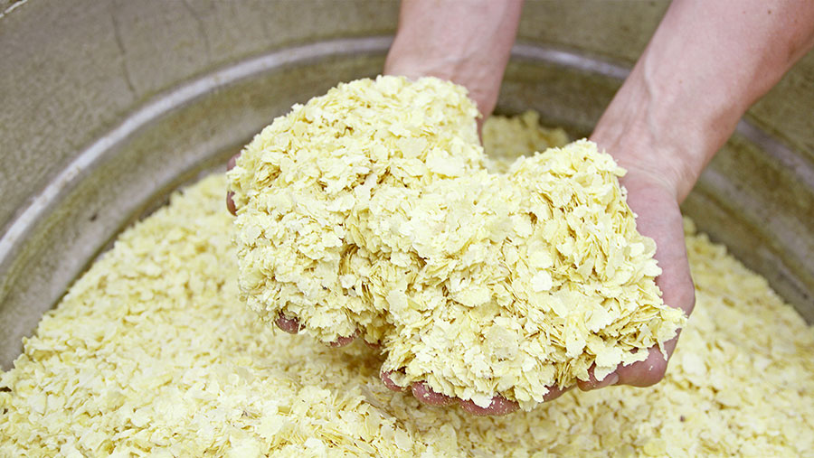 White Flakes produced from a variety of feedstocks.